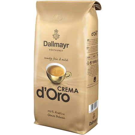 Pachet 8 x Dallmayr Crema D'Oro cafea boabe 1kg [4]