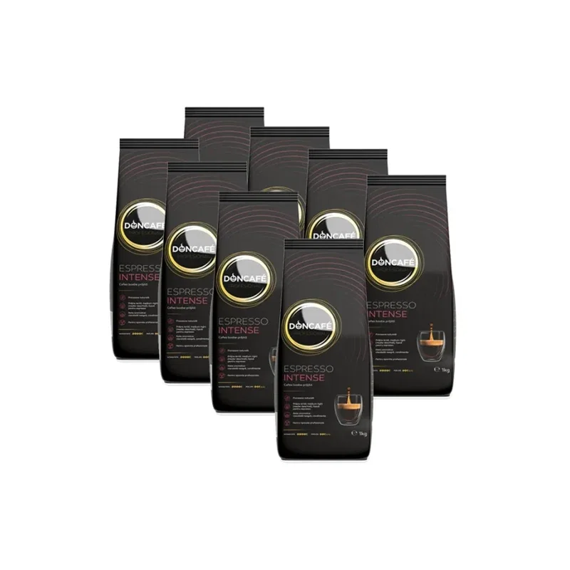 Pachet 8 X Doncafe Espresso Intense cafea boabe 1kg [1]