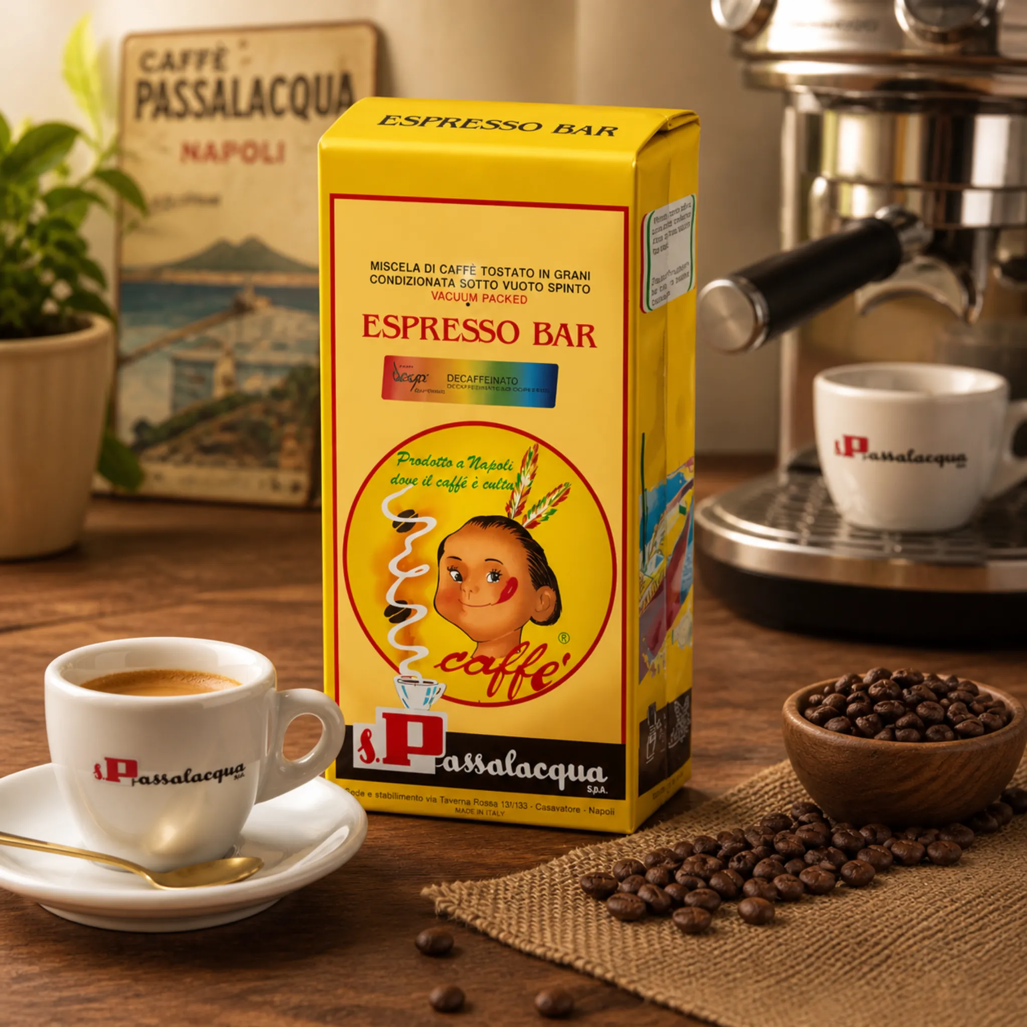 Passalacqua Deup Decofeinizata Cafea boabe 1kg [2]