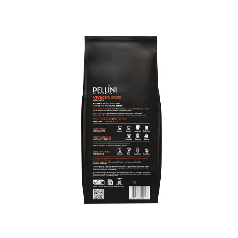 Cafea boabe Pellini Vivace Tradizionale Gusto Classico, 1kg [2]