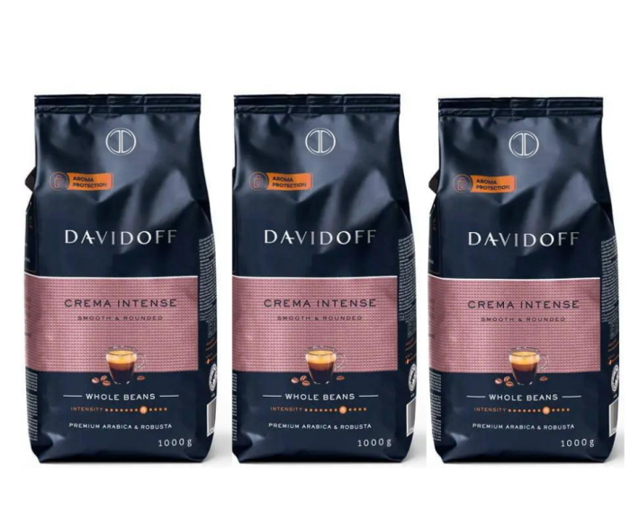Promotie 3 x Davidoff Crema Intense, 1kg [4]
