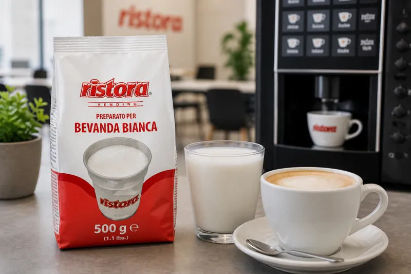 Ristora ECO pulbere alba gust de lapte 500g [3]
