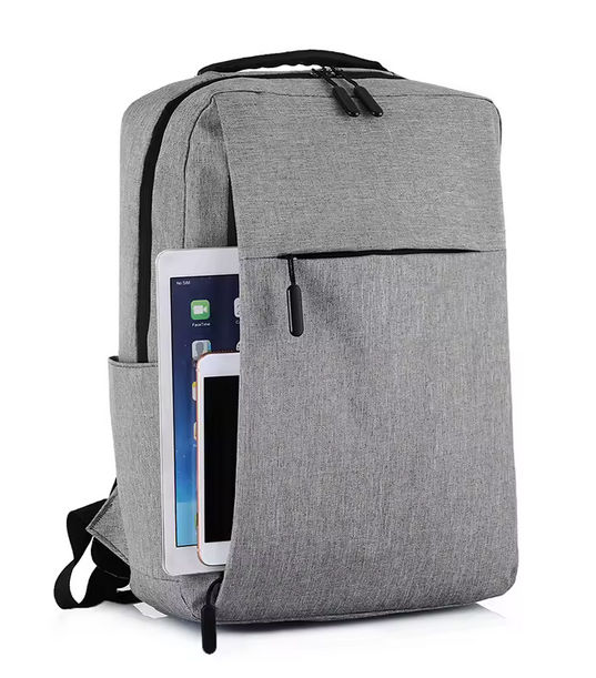 Rucsac business impermeabil pentru laptop – Oxford, cu fermoar, cross-border, gri [1]