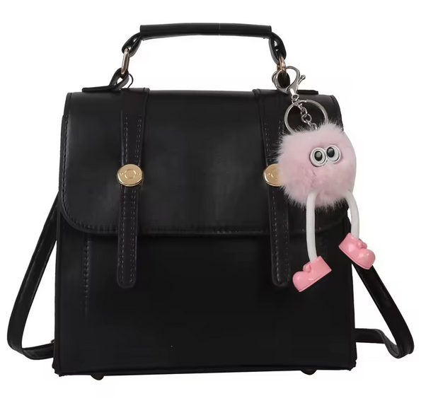 Rucsac mini simplu și modern pentru femei, casual, negru [1]