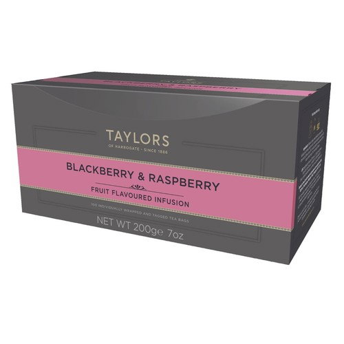 Taylors of Harrogate Blackberry & Raspberry Ceai de fructe, 100 plicuri [1]