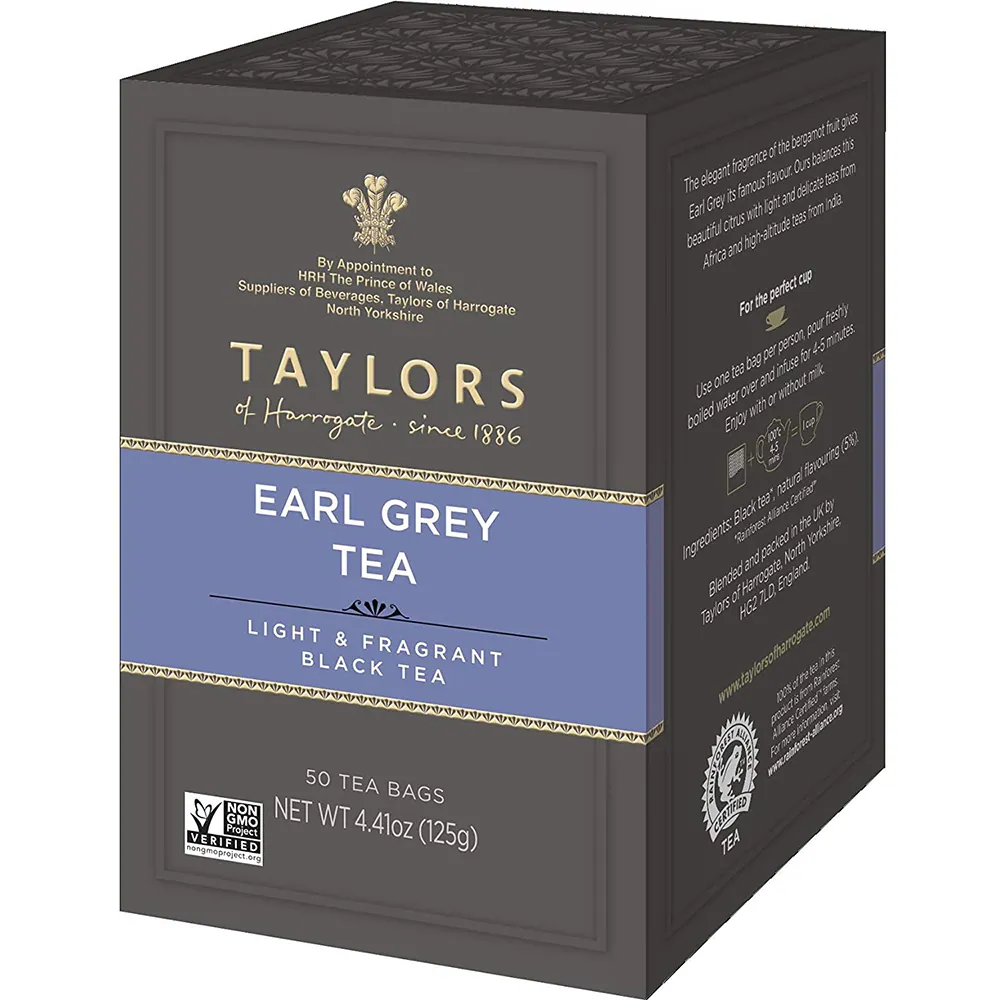Taylors of Harrogate Ceai negru Earl Grey, 20 pliculete [2]