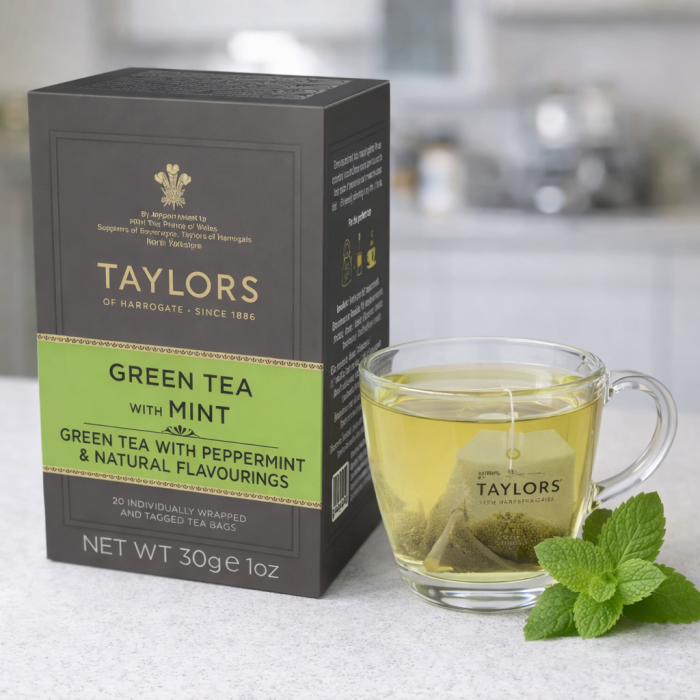 Taylors of Harrogate Ceai Verde cu Menta, 20 pliculete [2]