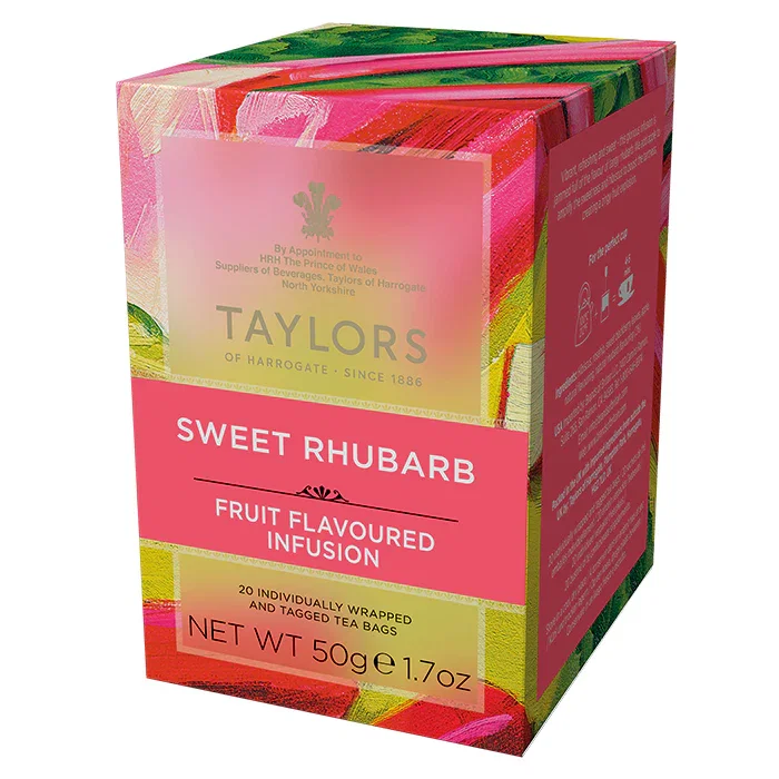 Taylors of Harrogate Sweet Rhubarb Ceai Infuzie, 20 pliculete [1]