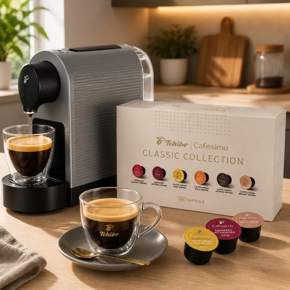 Tchibo Cafissimo Pure Plus gri Espressor + 60 capsule [6]