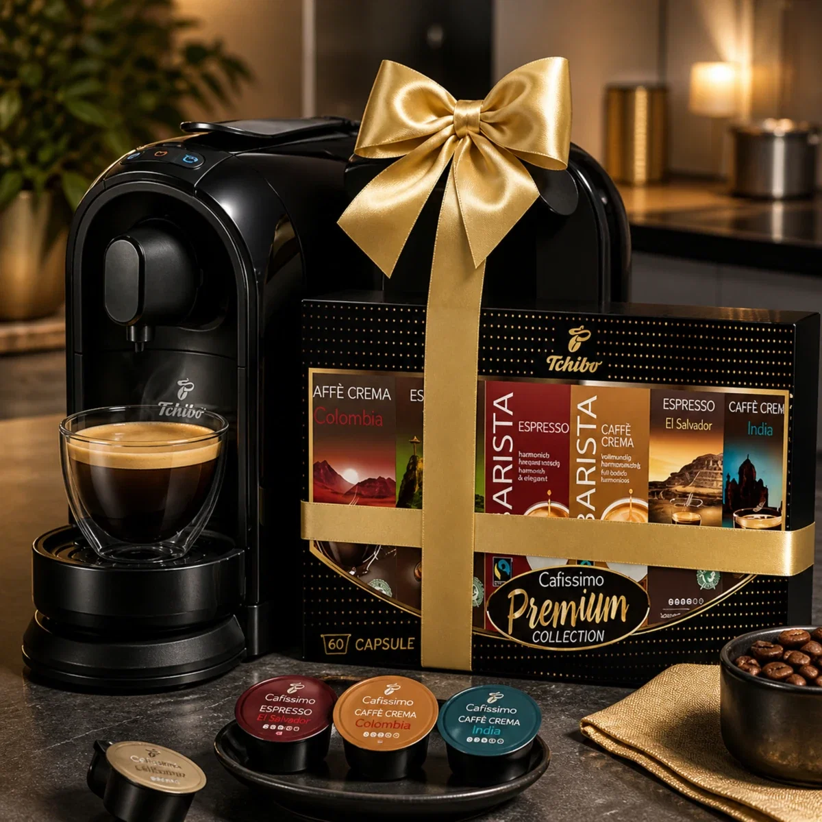 Tchibo Cafissimo Pure Plus negru espressor + 60 capsule [6]