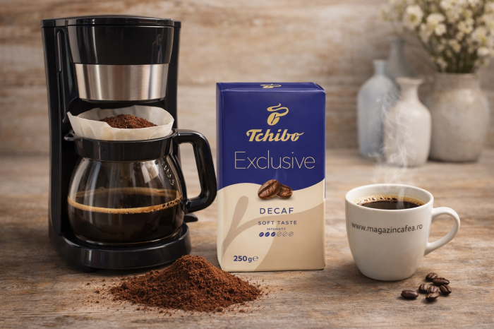 Tchibo Exclusive Decofeinizata cafea macinata 250 g [5]