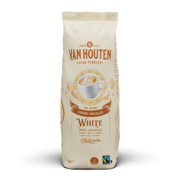 Van Houten White Ciocolata calda alba, 1kg [1]