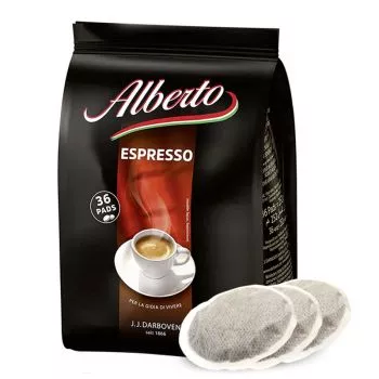 Capsule cafea - Alberto Espresso paduri Senseo, 36 buc