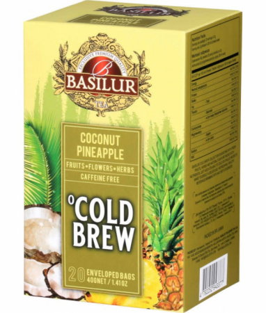 Ceaiuri - Basilur Brew Coconut-Pineapple Ceai rece 20 plicuri