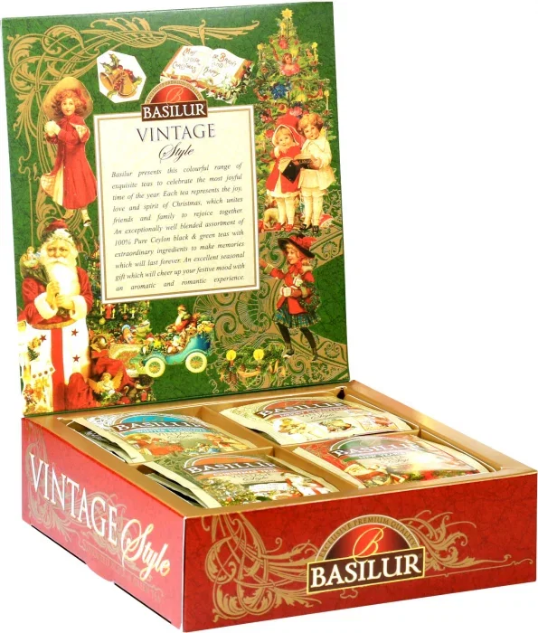 Ceaiuri - Basilur Ceylon Vintage Assorted ceai mix 40 plicuri
