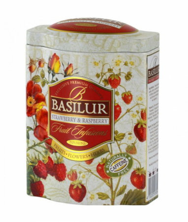 Ceaiuri - Basilur Strawberry & Raspberry Ceai fructe 100g