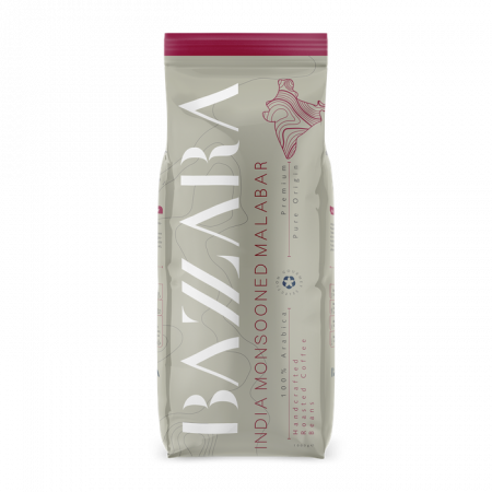 Cafea boabe Bazzara - Bazzara India Monsooned Malabar Cafea boabe 1kg