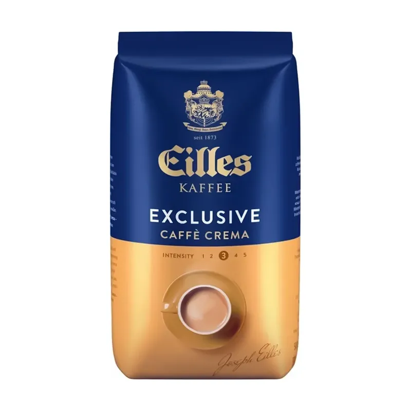 Cafea - Cafea Boabe Eilles Exclusive Caffé Crema, 500g