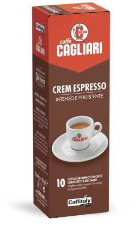 Capsule cafea - Caffitaly Cagliari Crem Espresso Capsule, 10 buc