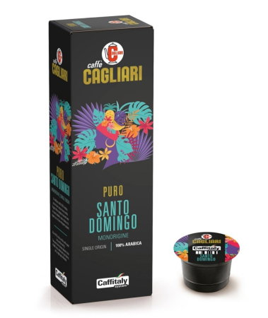 Capsule cafea - Caffitaly Cagliari Puro Santa Domingo Capsule, 10 buc