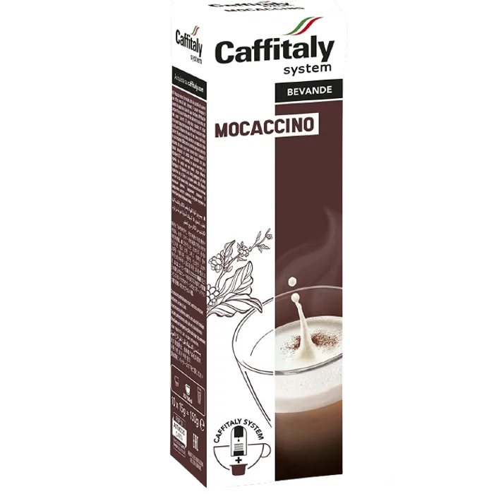 Capsule cafea - Caffitaly Ecaffe Mocaccino capsule 10 buc