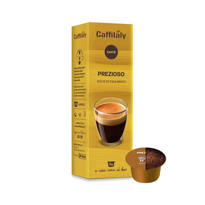 Capsule espressor Beanz - Caffitaly ECaffe Prezioso capsule 10 buc