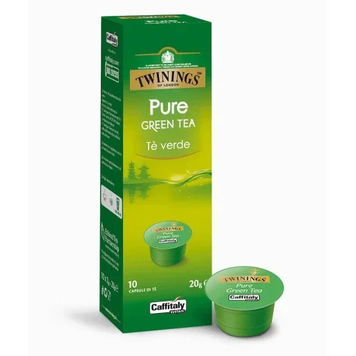 Capsule cafea - Caffitaly Twinings Pure Green capsule ceai verde 10 buc