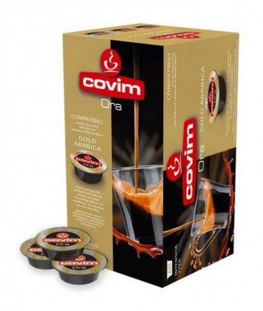 Cafea - Covim Ora Gold Arabica capsule A Modo Mio, 48 buc
