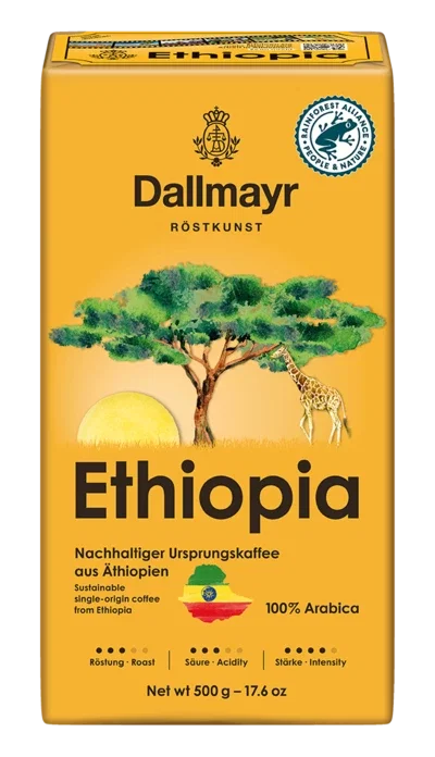 Cafea - Dallmayr Ethiopia UTZ cafea macinata 500g