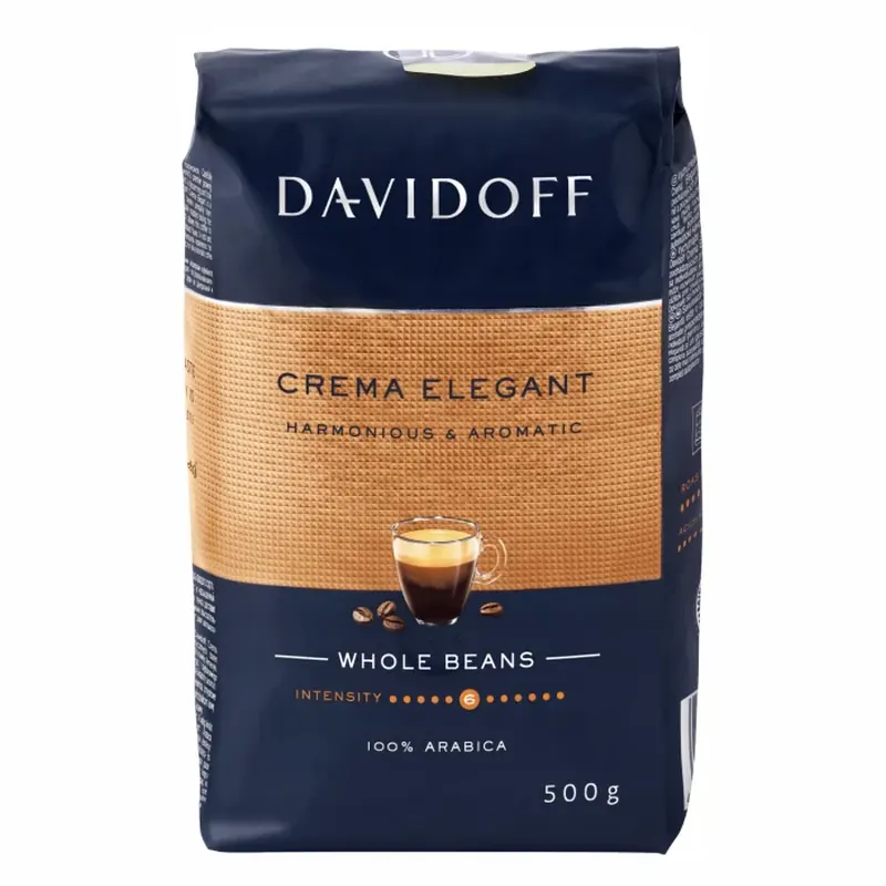 Cafea boabe - Davidoff Cafe Crema Elegant cafea boabe 500g