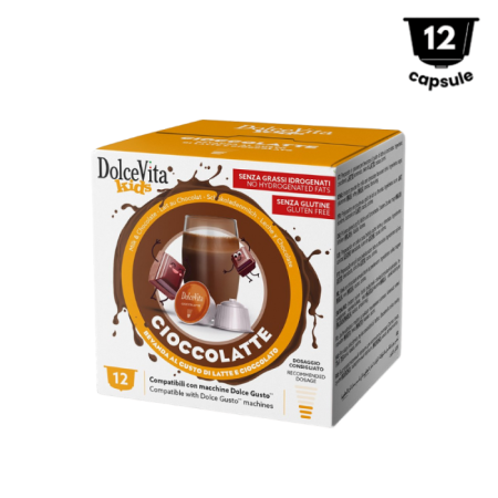 Capsule Espressor Nescafe Dolce Gusto - Dolce Vita Cioccolatte Capsule Dolce Gusto, 12 buc