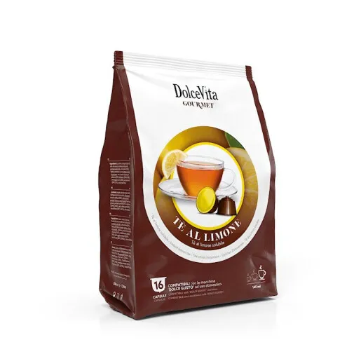 Capsule Espressor Nescafe Dolce Gusto - Dolce Vita Lemon capsule ceai Dolce Gusto, 16 buc