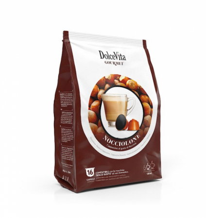 Capsule Espressor Nescafe Dolce Gusto - Dolce Vita Nocciolone capsule Dolce Gusto, 16 buc