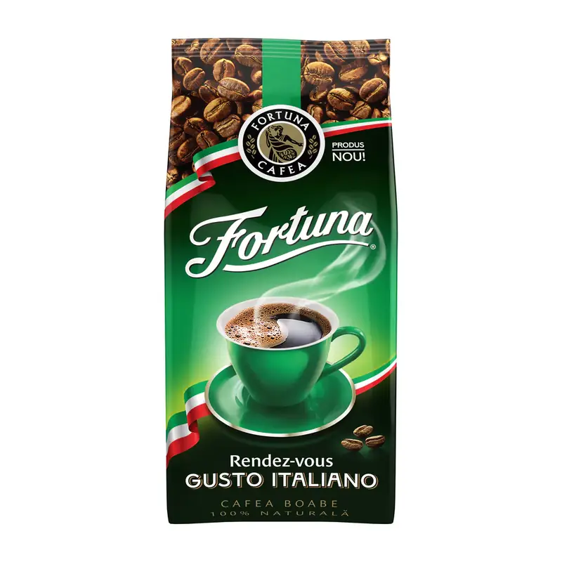Cafea boabe Fortuna - Fortuna Gusto Italiano cafea boabe 1kg