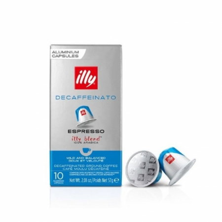 Capsule espressor Nespresso - Illy Espresso Decaffeinato Capsule Nespresso, 10 buc