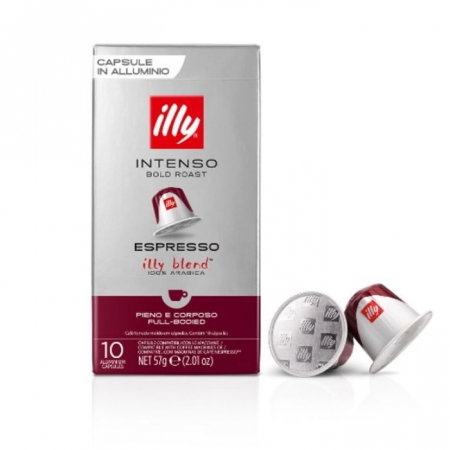 Capsule espressor Nespresso - illy Espresso Intenso 100% Arabica Capsule Nespresso, 10 buc