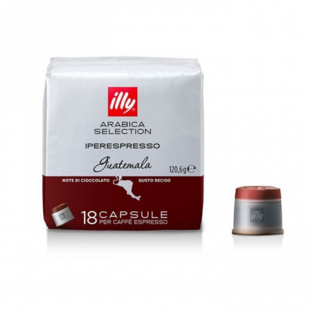 Capsule espressor IperEspresso - Illy Iperespresso Monoarabica Guatemala Capsule, 18 buc