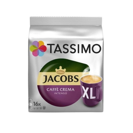 Capsule cafea - Jacobs Tassimo Cafe Crema Intenso XL capsule, 16 buc