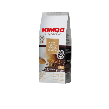 Cafea boabe Kimbo - Kimbo Caffe Crema Dolce 100% Arabica Cafea boabe, 1kg
