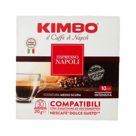 Capsule Espressor Nescafe Dolce Gusto - Kimbo Napoli Capsule Dolce Gusto, 30 buc