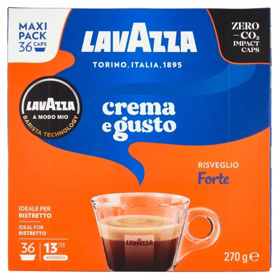 Capsule espressor A Modo Mio - Lavazza A Modo Mio Crema E Gusto Forte Capsule 36 buc