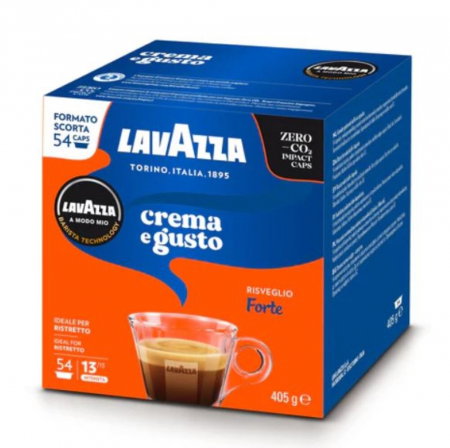 Capsule espressor A Modo Mio - Lavazza A Modo Mio Crema e Gusto Forte capsule 54 buc