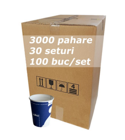 Pahare de carton - Lavazza Bax pahare de carton 6 oz, 180 ml, 3000 buc