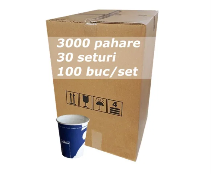 Pahare de carton - Lavazza Bax pahare de carton 7 oz, 210 ml, 3000 buc