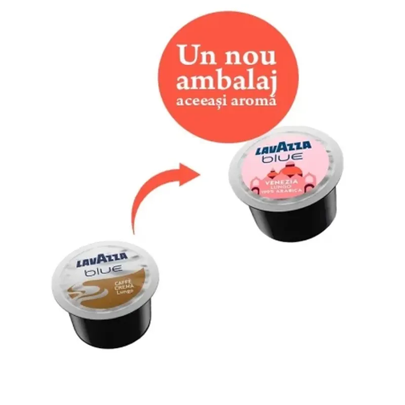 Capsule cafea - Capsule Lavazza Blue Tales of Venezia Lungo, 100 buc