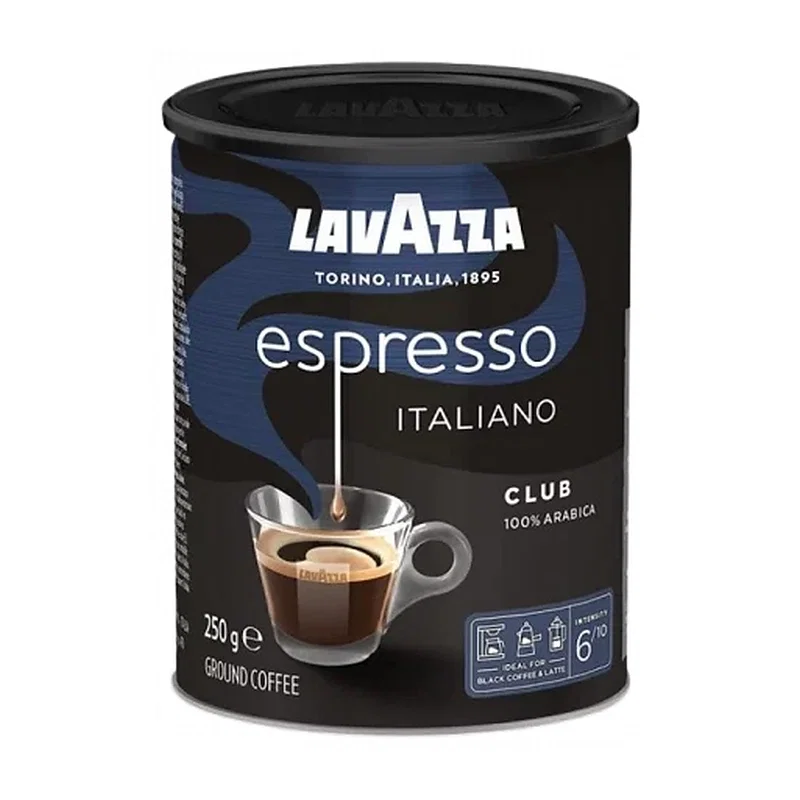 Cafea macinata Lavazza - Lavazza Club cutie metalica 250gr cafea macinata