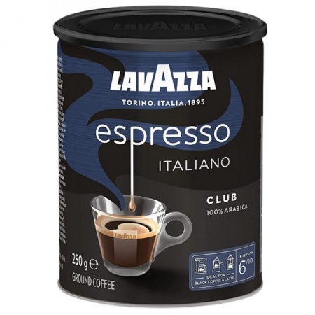 Cafea macinata - Lavazza Club cutie metalica 250gr cafea macinata