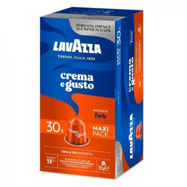 Capsule cafea - Lavazza Crema e Gusto Forte Capsule Nespresso, 30 buc