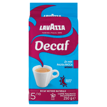 Cafea - Lavazza DEK Intenso cafea macinata 250g