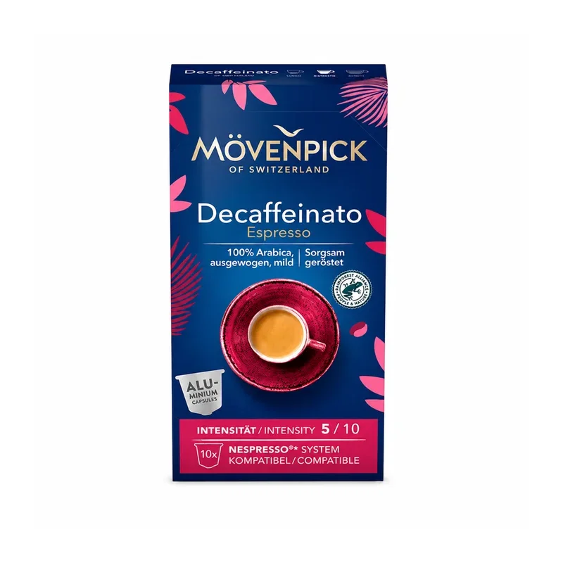 Capsule espressor Nespresso - Mövenpick Decaffeinato Capsule Nespresso, 10 buc